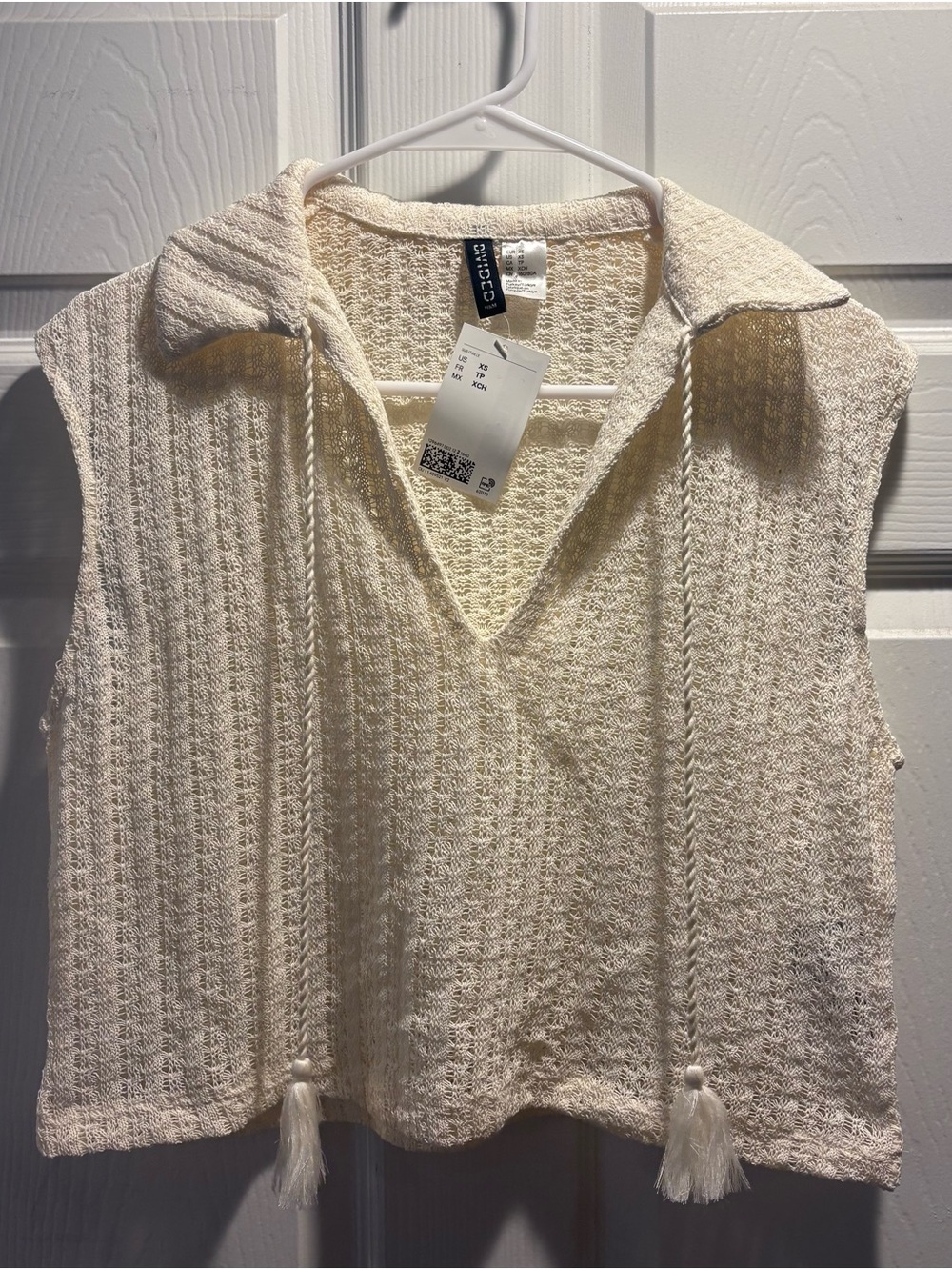 Sleeveless Knit Polo Top H&M Divided